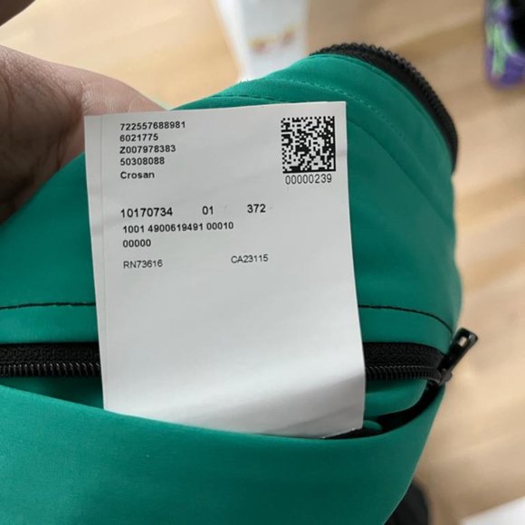 Hugo Boss "Crosan" Green Men's Full Zip Basic Jacket 36 R - Picture 5 of 8